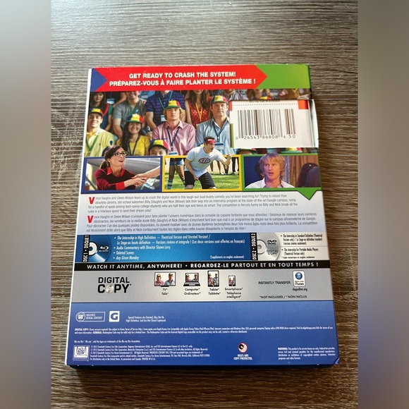 📀 3/$15 or 4/$20 📀 The Internship Bluray - Picture 2 of 2